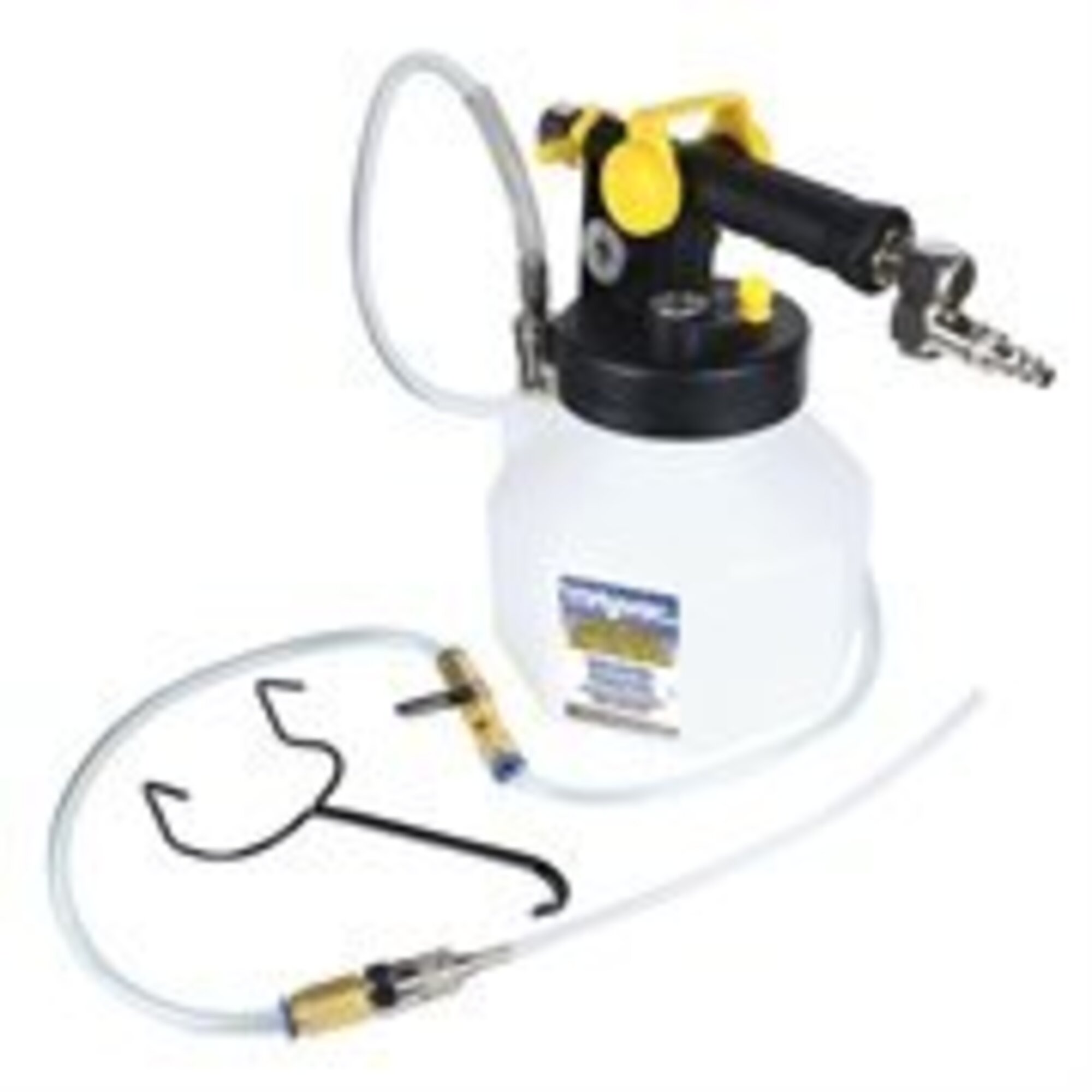 Mityvac Fluid Evacuator and Dispenser — 2.5 Quart Capacity, Shop-Air Powered, Auto-Shutoff Valve, Model# MV7102